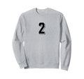 Number 2 80S 90S Soccer Team Jersey Sweatshirt - Custom Art Print Unisex - T-Shirt, Sweatshirt, Hoodie
