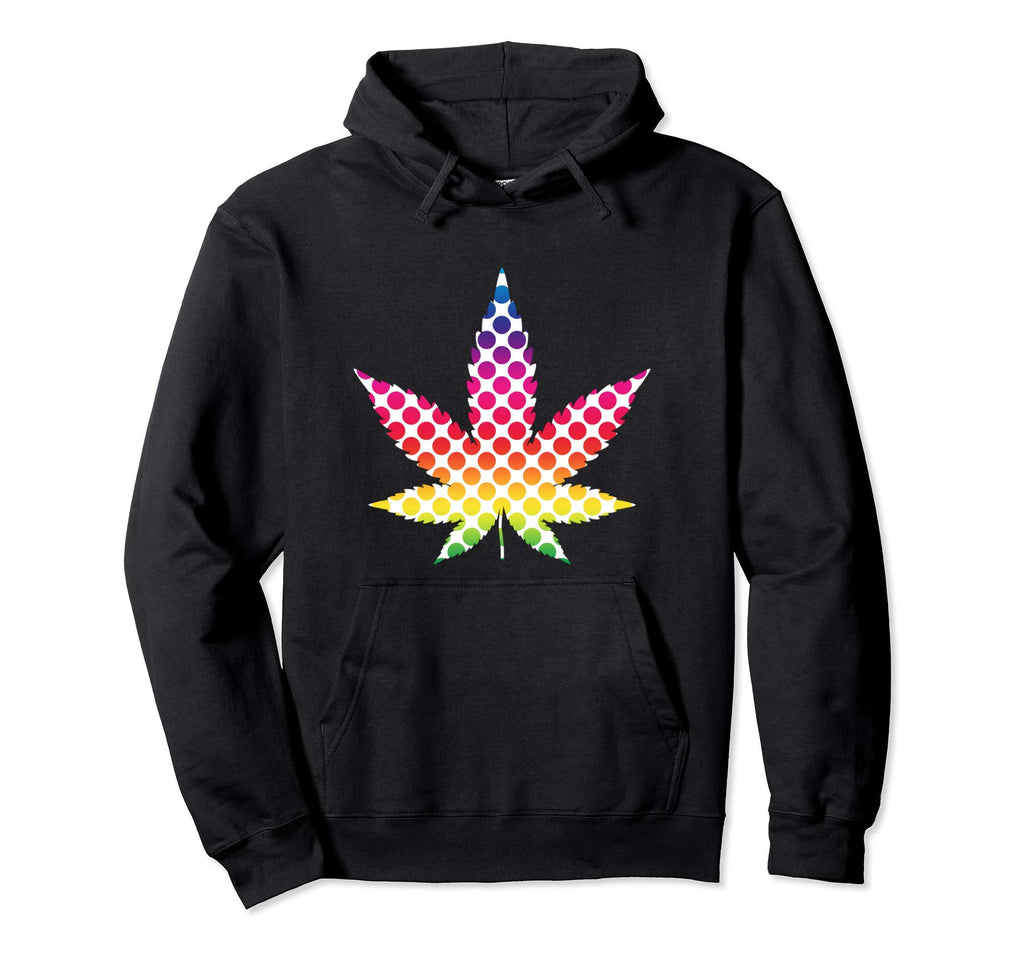 Weed Psychedelic Marijuana Leaf Sixties Hoodie - Streetwear Style Unisex - T-Shirt, Sweatshirt, Hoodie