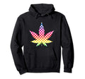Weed Psychedelic Marijuana Leaf Sixties Hoodie - Streetwear Style Unisex - T-Shirt, Sweatshirt, Hoodie