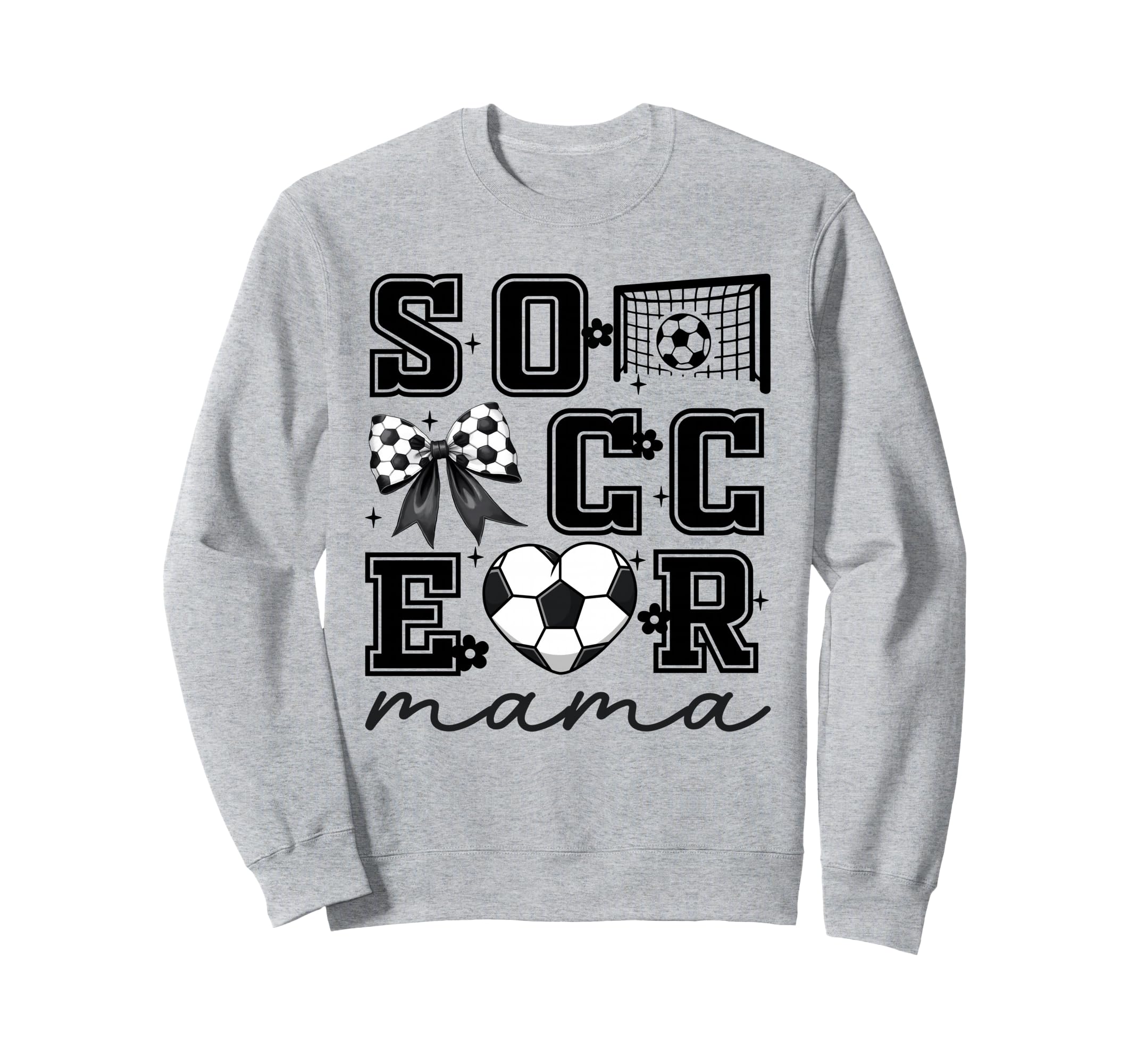 Soccer Mama Coquette Bow Funny Sweatshirt - Streetwear Style Men Women - T-Shirt, Sweatshirt, Hoodie