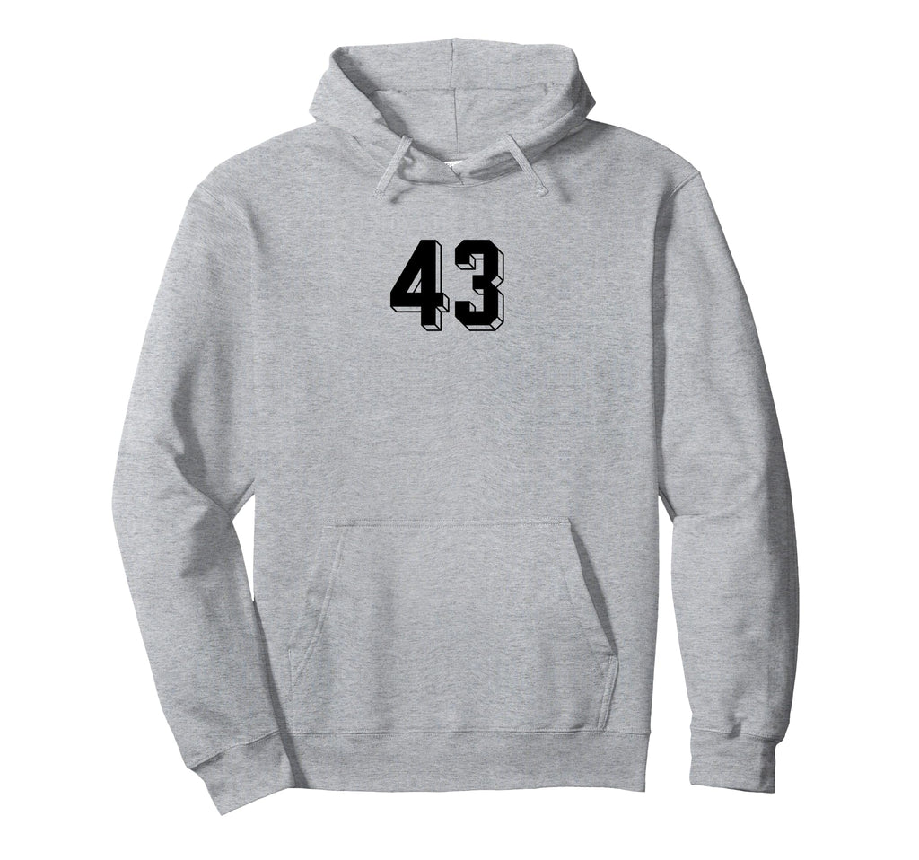 Number 43 80S 90S Soccer Team Jersey Hoodie - Streetwear Style Unisex - T-Shirt, Sweatshirt, Hoodie