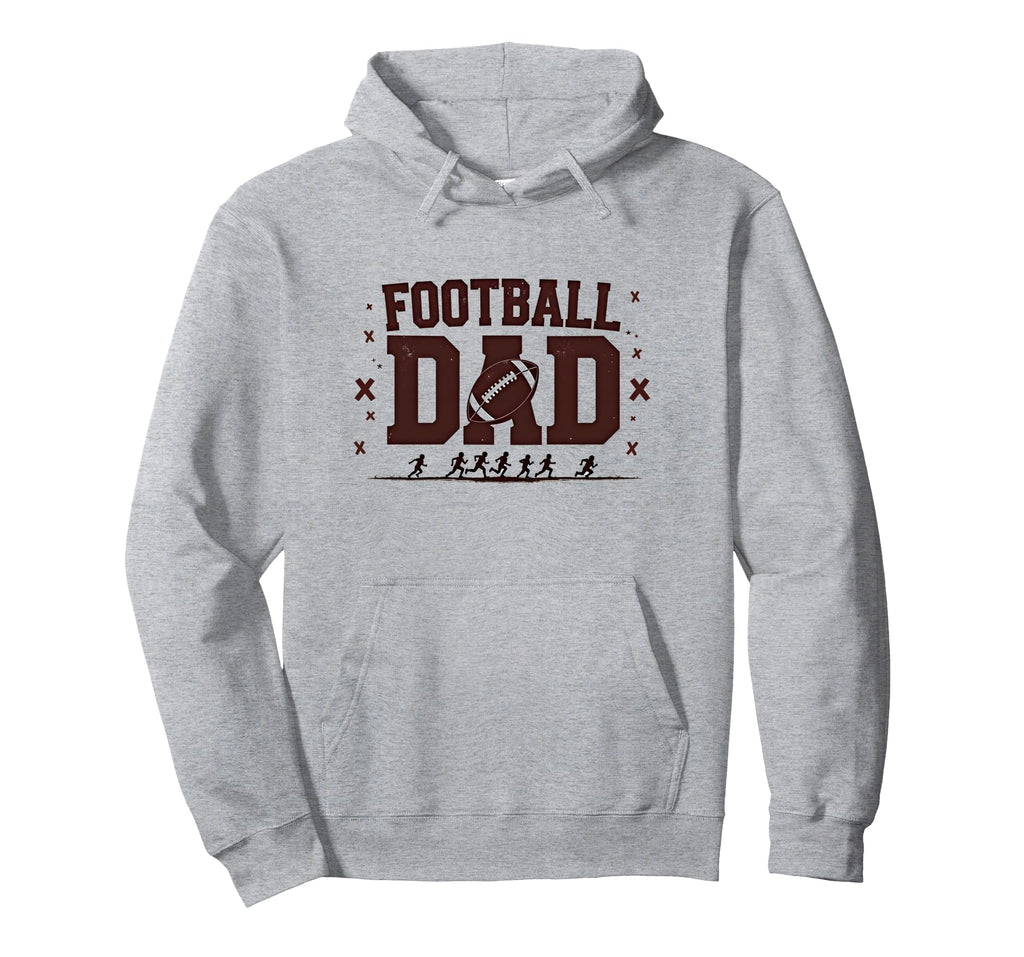 Football Dad Proud Senior Soccer Parent Hoodie - Trendy Graphic for Adults - T-Shirt, Sweatshirt, Hoodie