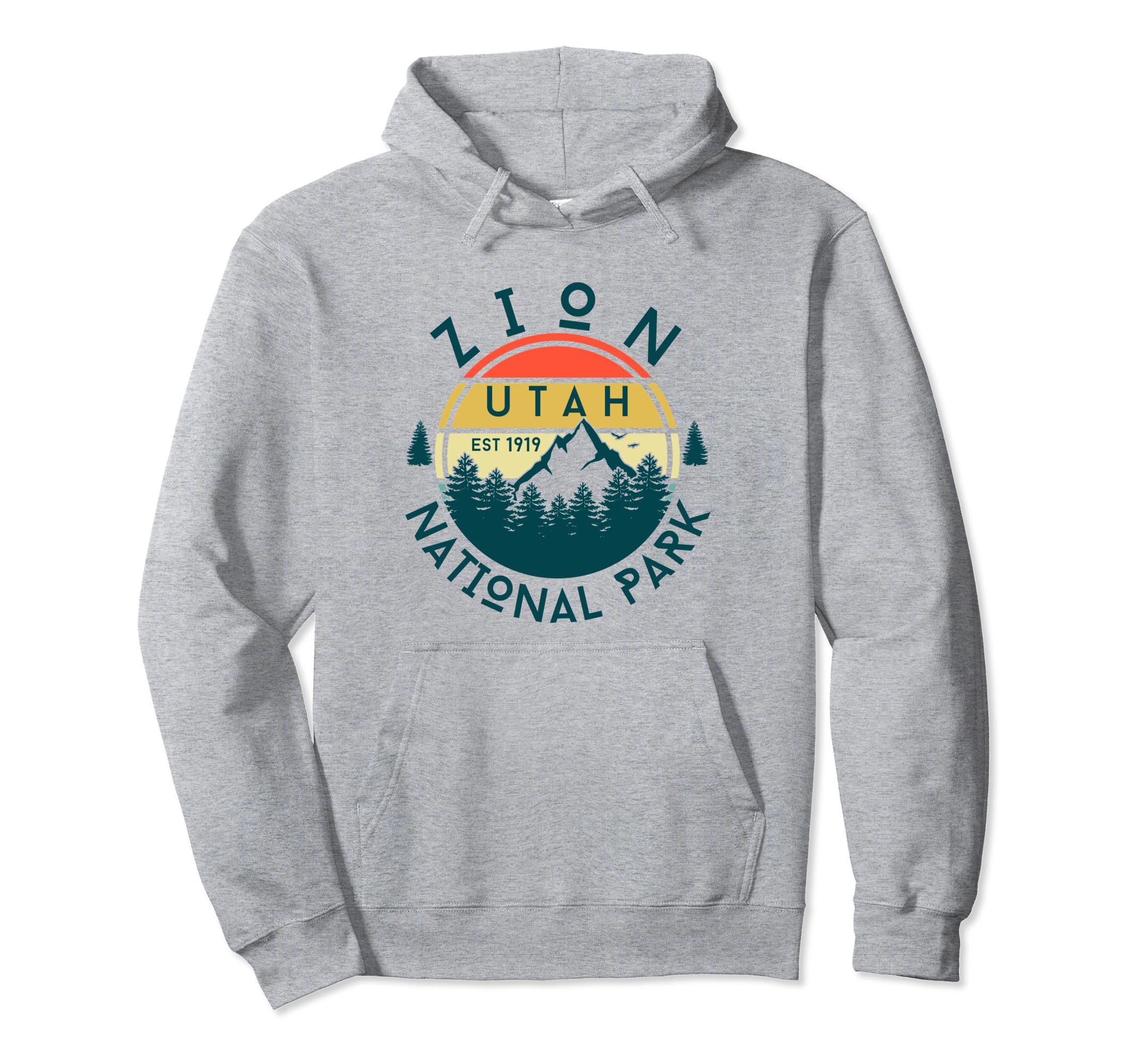 Zion Utah Nature Hiking Outdoors Travel Hoodie - Fun Novelty Design Unisex - T-Shirt, Sweatshirt, Hoodie