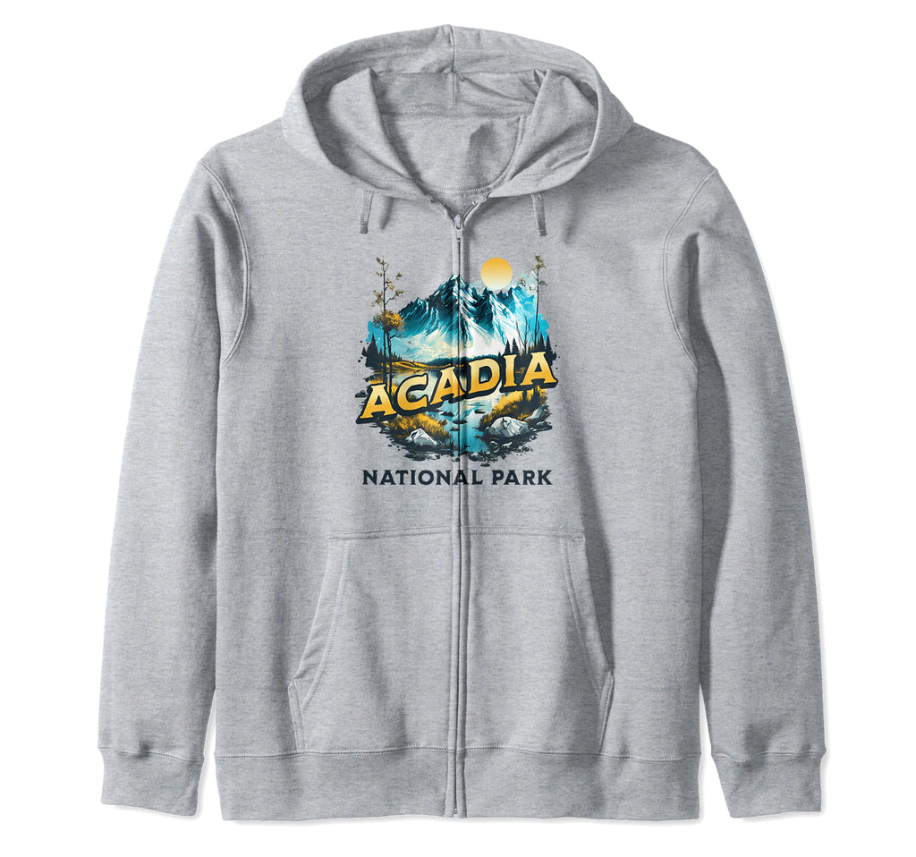 Acadia National Park Maine Usa Outdoor Sweatshirt - Graphic Print Men Women - T-Shirt, Sweatshirt, Hoodie