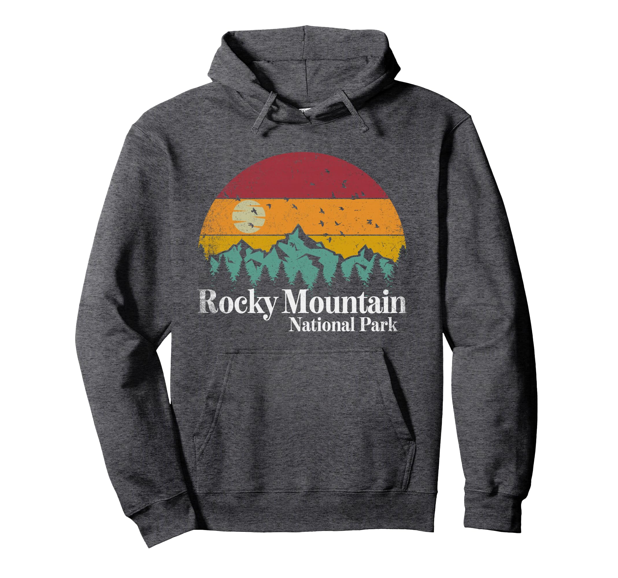 Rocky Mountain National Park Colorado Hoodie - Custom Art Print Unisex - T-Shirt, Sweatshirt, Hoodie