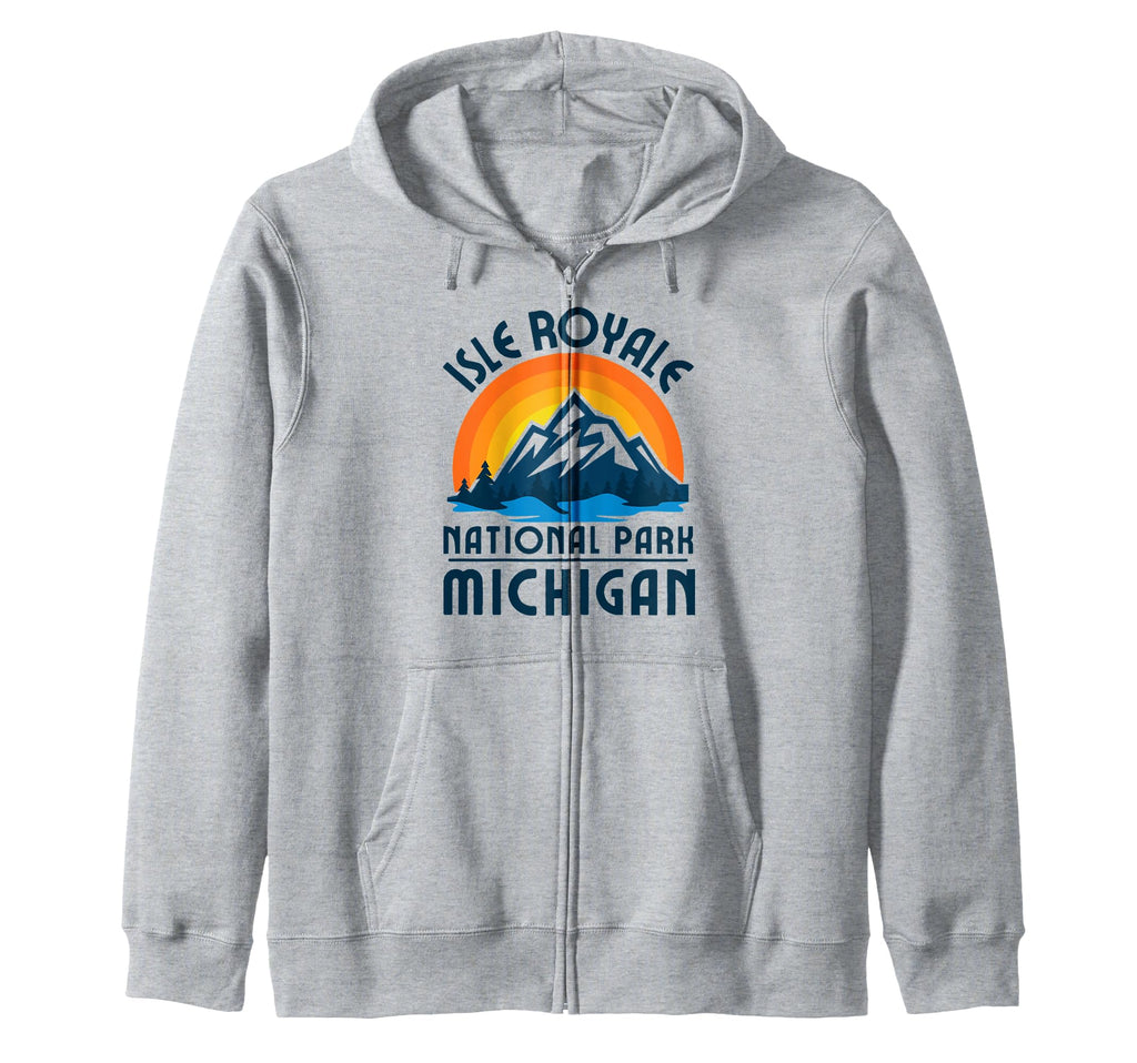 Isle Royale National Park Michigan Usa Hoodie - Novelty Apparel Men Women - T-Shirt, Sweatshirt, Hoodie