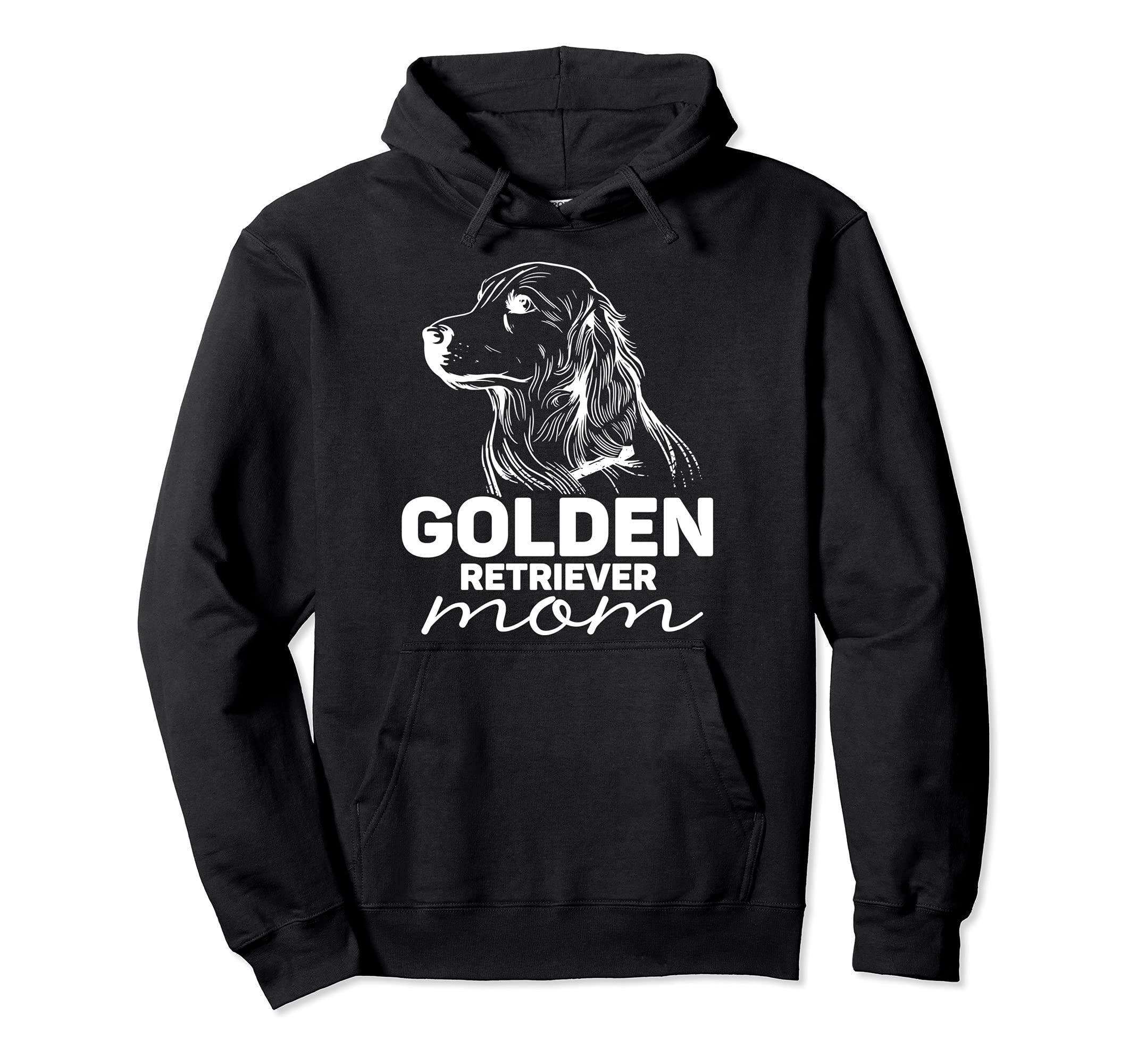 Golden Retriever Mom Mommy Hoodie - Graphic Print for Adults - T-Shirt, Sweatshirt, Hoodie