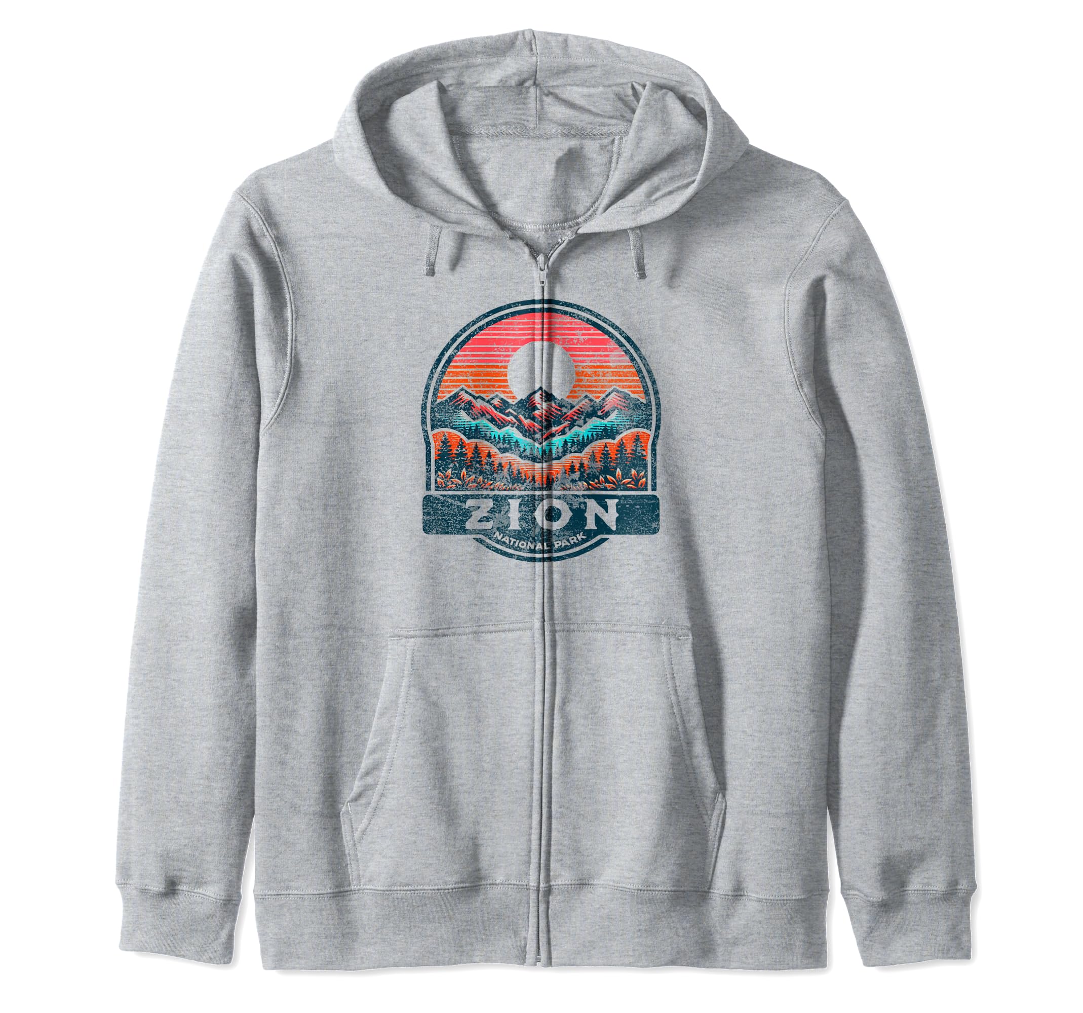 Zion National Park Utah Usa Outdoor Sweatshirt - Fun Novelty Design Unisex - T-Shirt, Sweatshirt, Hoodie