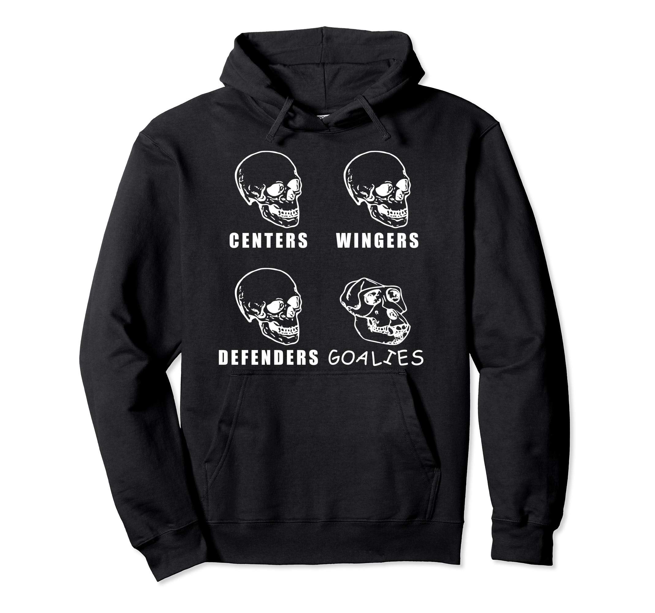 Funny Crazy Goalie Soccer Or Ice Hockey Hoodie - Trendy Graphic for Adults - T-Shirt, Sweatshirt, Hoodie