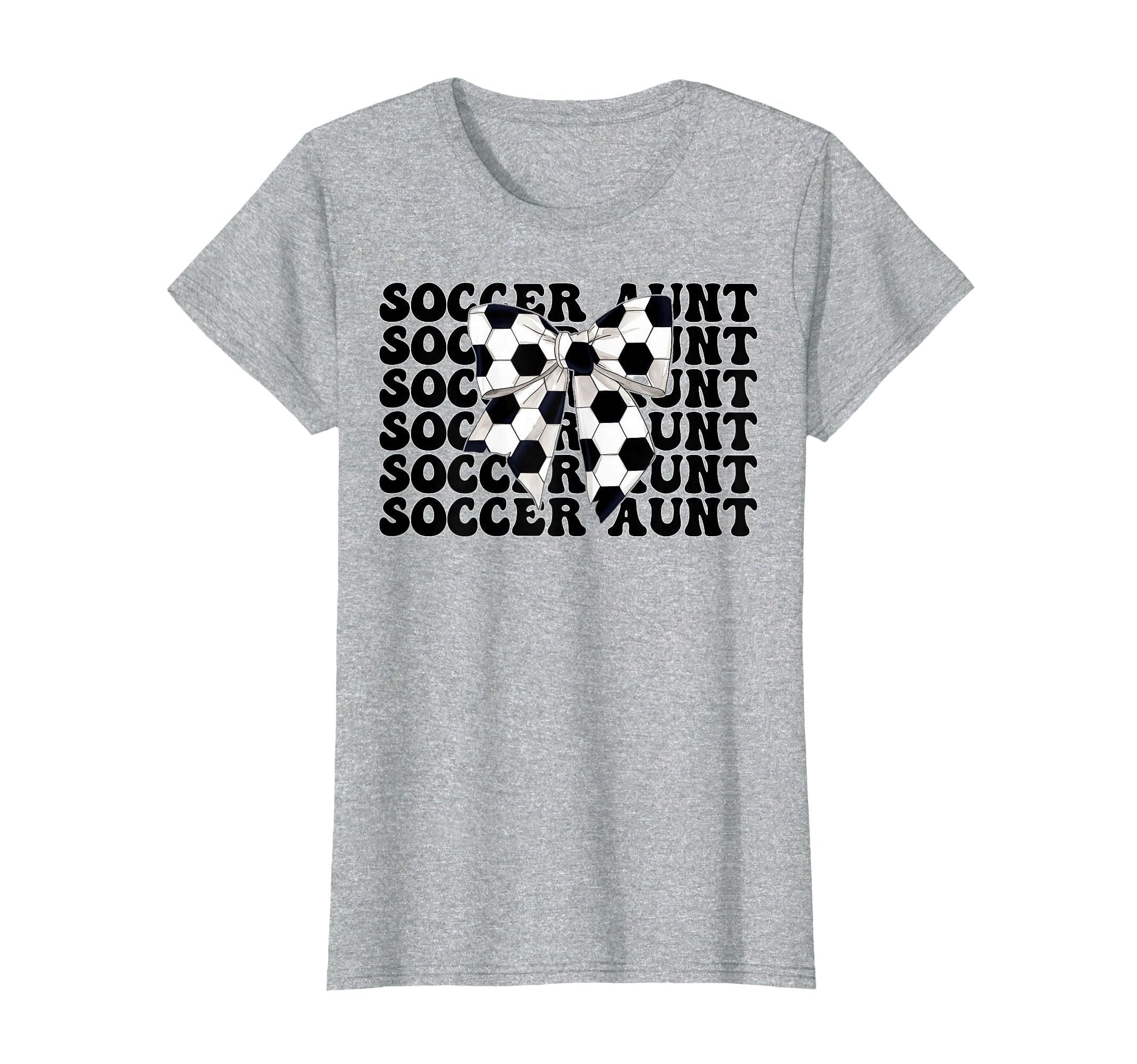 Soccer Aunt Soccer Auntie Coquette Bow T-Shirt - Streetwear Style Unisex - T-Shirt, Sweatshirt, Hoodie