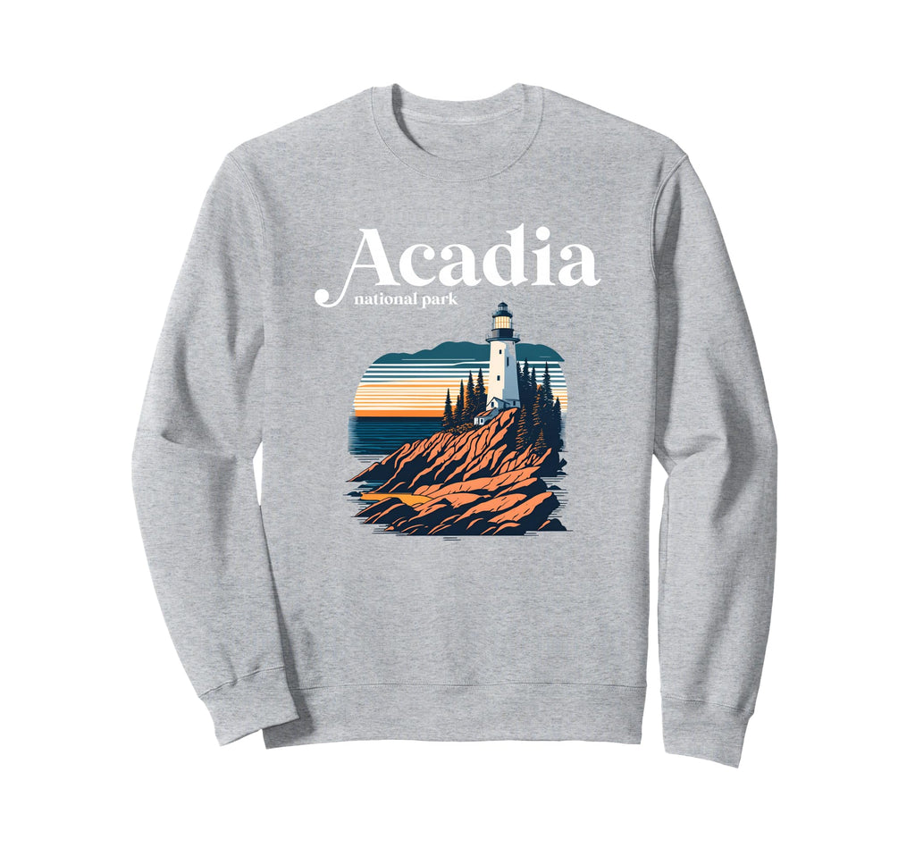 Acadia National Park Maine Sweatshirt - Minimalist Print Unisex - T-Shirt, Sweatshirt, Hoodie