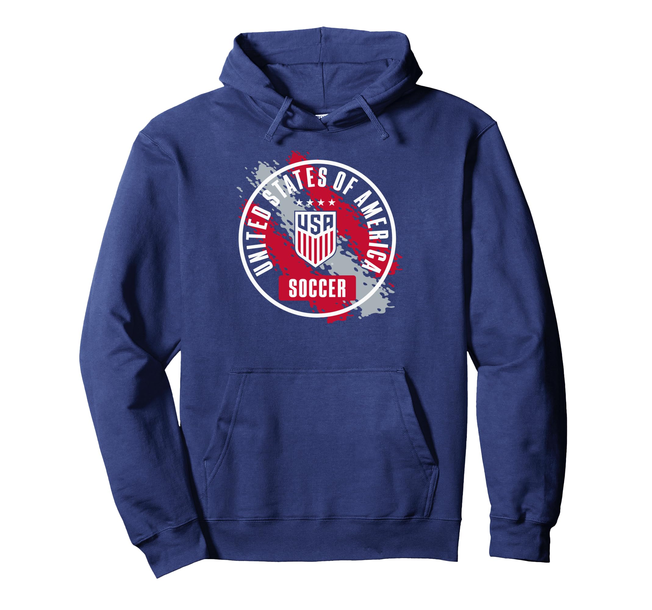 Usa Soccer Paint Navy Uswnt Hoodie - Aesthetic Graphic for Adults - T-Shirt, Sweatshirt, Hoodie