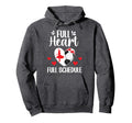 Full Heart Dance And Soccer Mom Dancer Hoodie - Trendy Graphic for Adults - T-Shirt, Sweatshirt, Hoodie