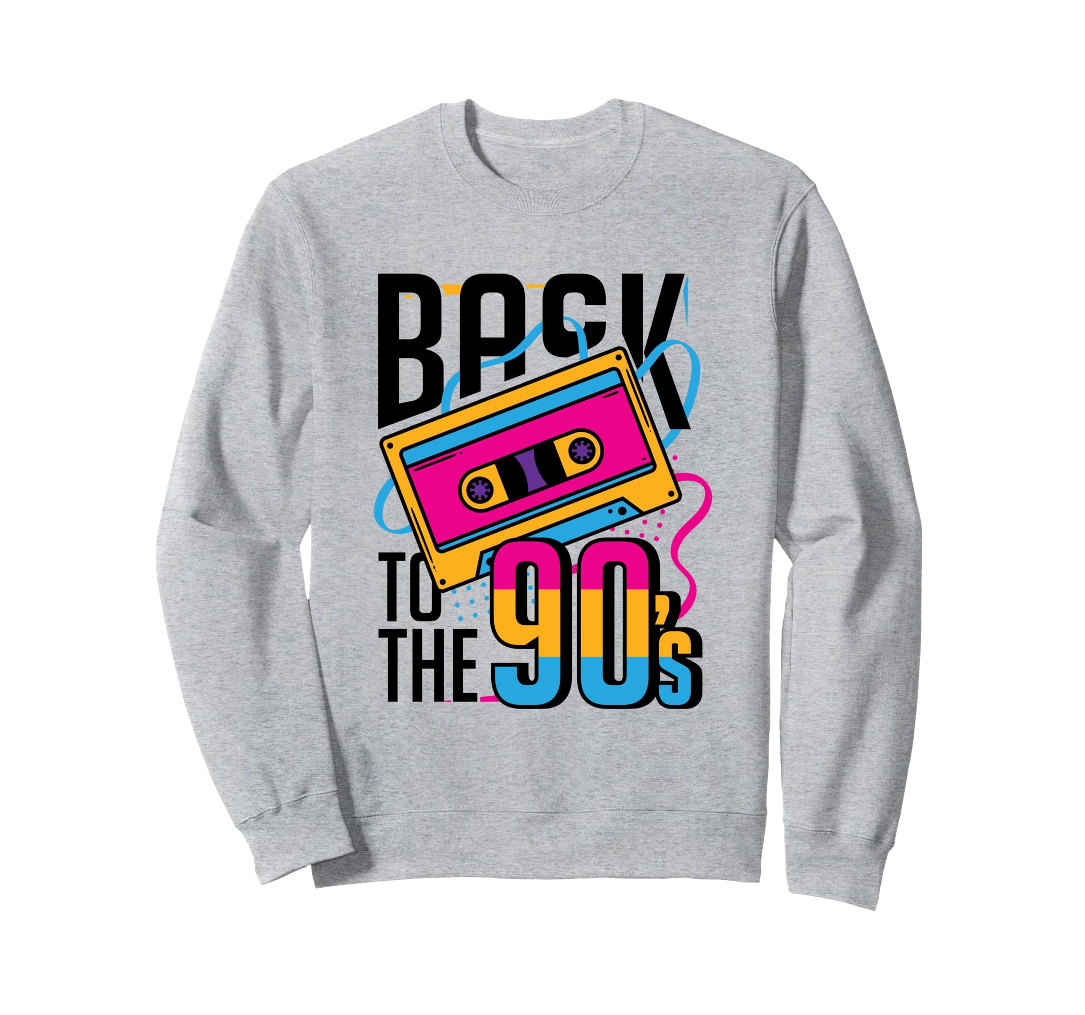 90S Cassette Tape Vibes Sweatshirt - Novelty Apparel Unisex - T-Shirt, Sweatshirt, Hoodie