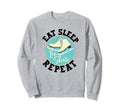 Eat Sleep Skate Repeat Figure Ice Sweatshirt - Graphic Print Men Women - T-Shirt, Sweatshirt, Hoodie