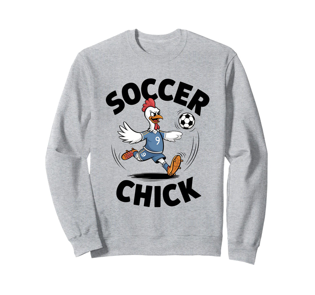 Soccer Chick Soccer Player Soccer Sweatshirt - Custom Art Print Unisex - T-Shirt, Sweatshirt, Hoodie