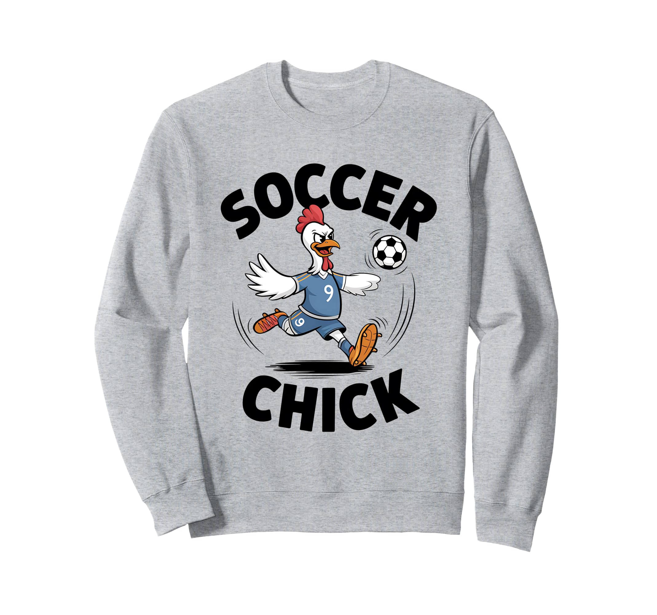 Soccer Chick Soccer Player Soccer Sweatshirt - Custom Art Print Unisex - T-Shirt, Sweatshirt, Hoodie