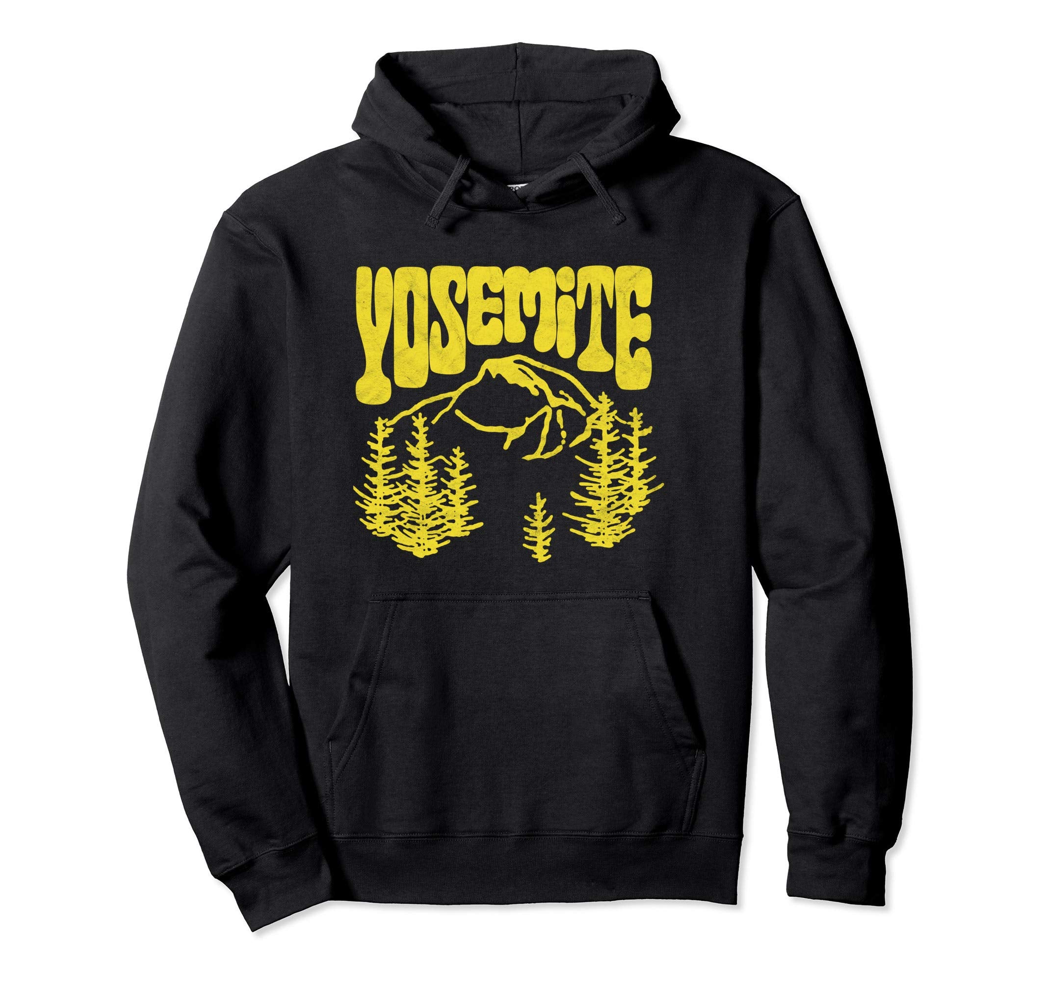 60S Vibe Yosemite National Park Hoodie - Fun Novelty Design Unisex - T-Shirt, Sweatshirt, Hoodie