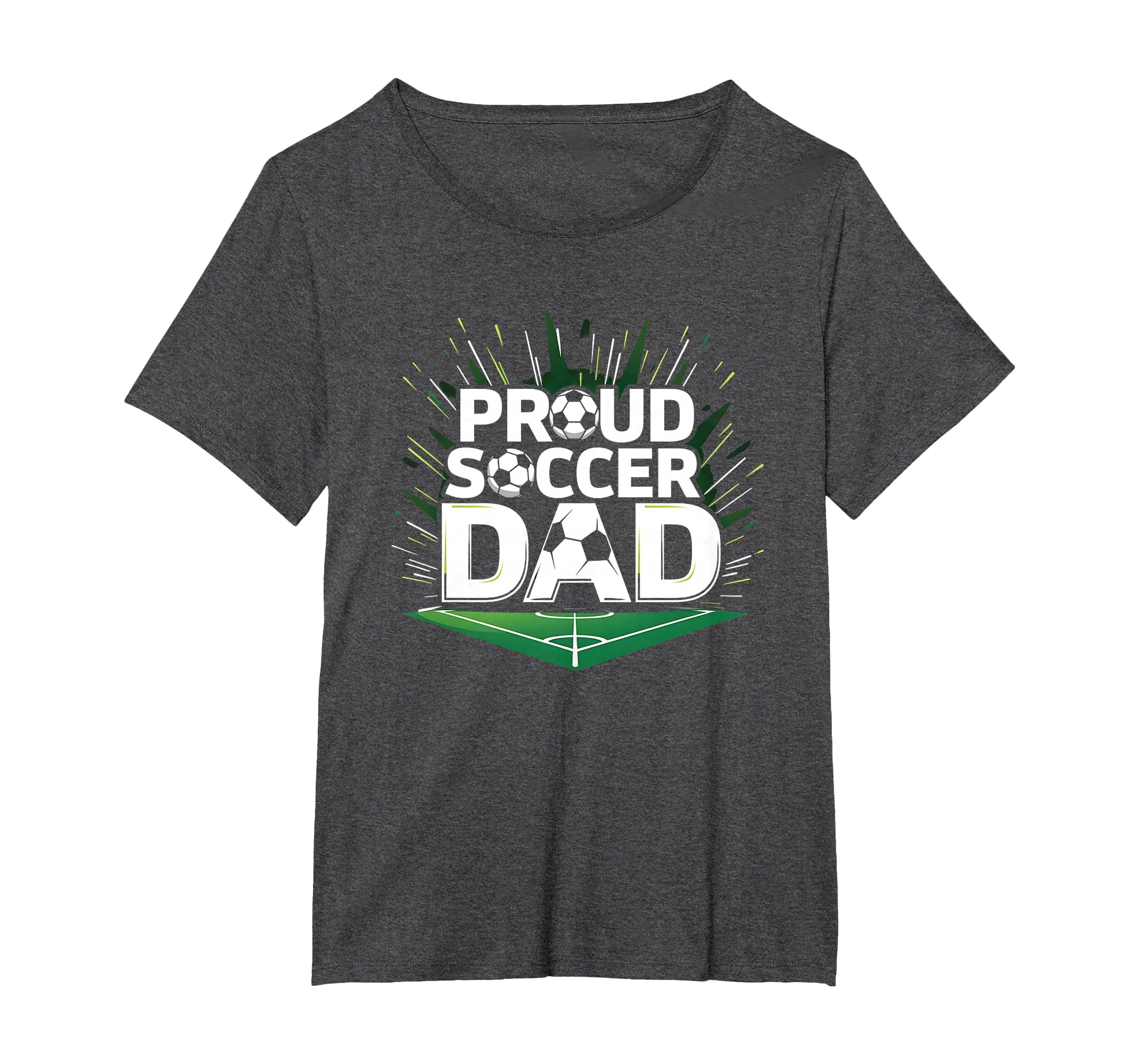 Proud Soccer Dad Cheering Sideline T-Shirt - Unique Graphic for Adults - T-Shirt, Sweatshirt, Hoodie