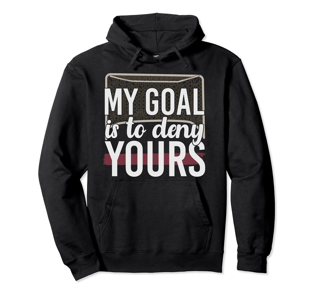 Hockey Player Goal Keeper Hockey Fan Hoodie - Aesthetic Graphic Unisex - T-Shirt, Sweatshirt, Hoodie