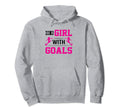 Kicking Soccer Balls Goals Teen Hoodie - Unique Graphic Unisex - T-Shirt, Sweatshirt, Hoodie
