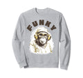 Hip Hop 80S 90S Funk Soul Monkey Sweatshirt - Unique Graphic Unisex - T-Shirt, Sweatshirt, Hoodie