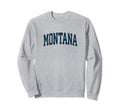 Montana Mt Athletic Sports Navy Sweatshirt - Fun Novelty Design for Adults - T-Shirt, Sweatshirt, Hoodie