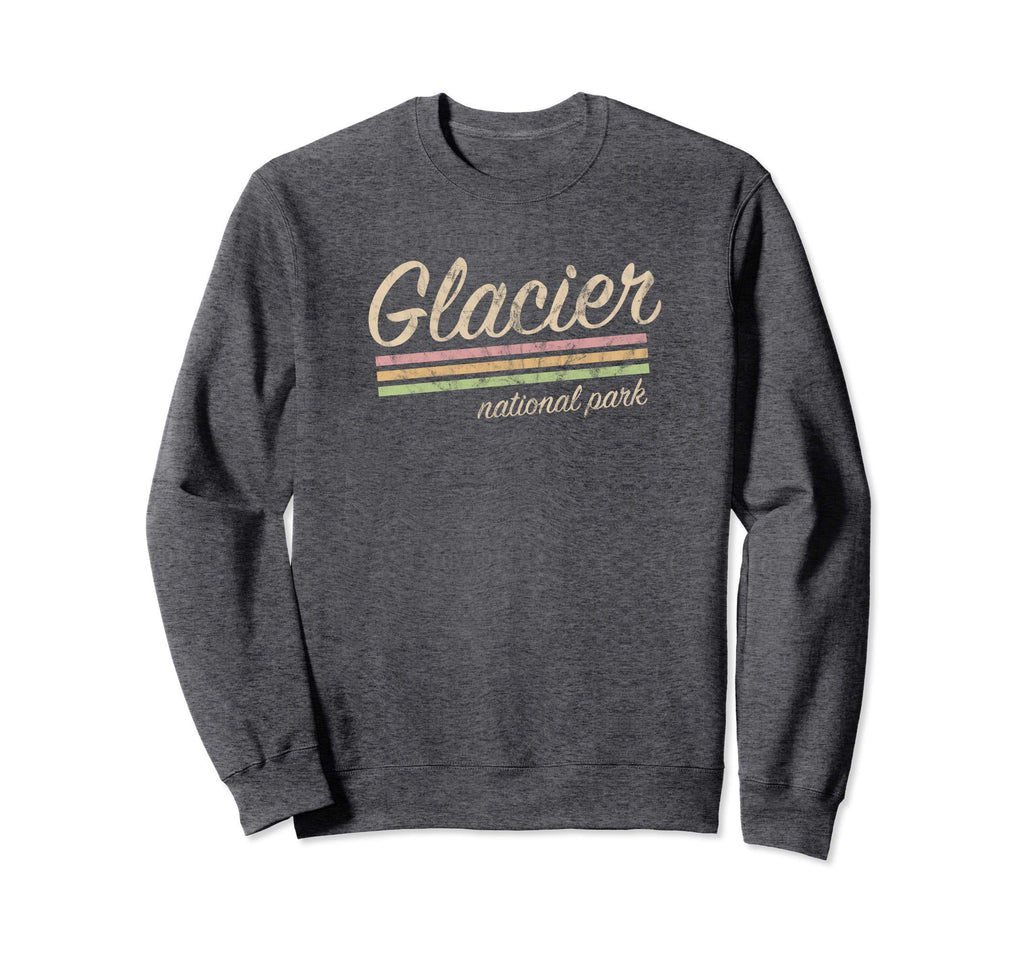 Glacier National Park Sweatshirt - Graphic Print Unisex - T-Shirt, Sweatshirt, Hoodie