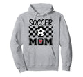 Groovy Soccer Mom Mother Soccer Mom Hoodie - Unique Graphic for Adults - T-Shirt, Sweatshirt, Hoodie