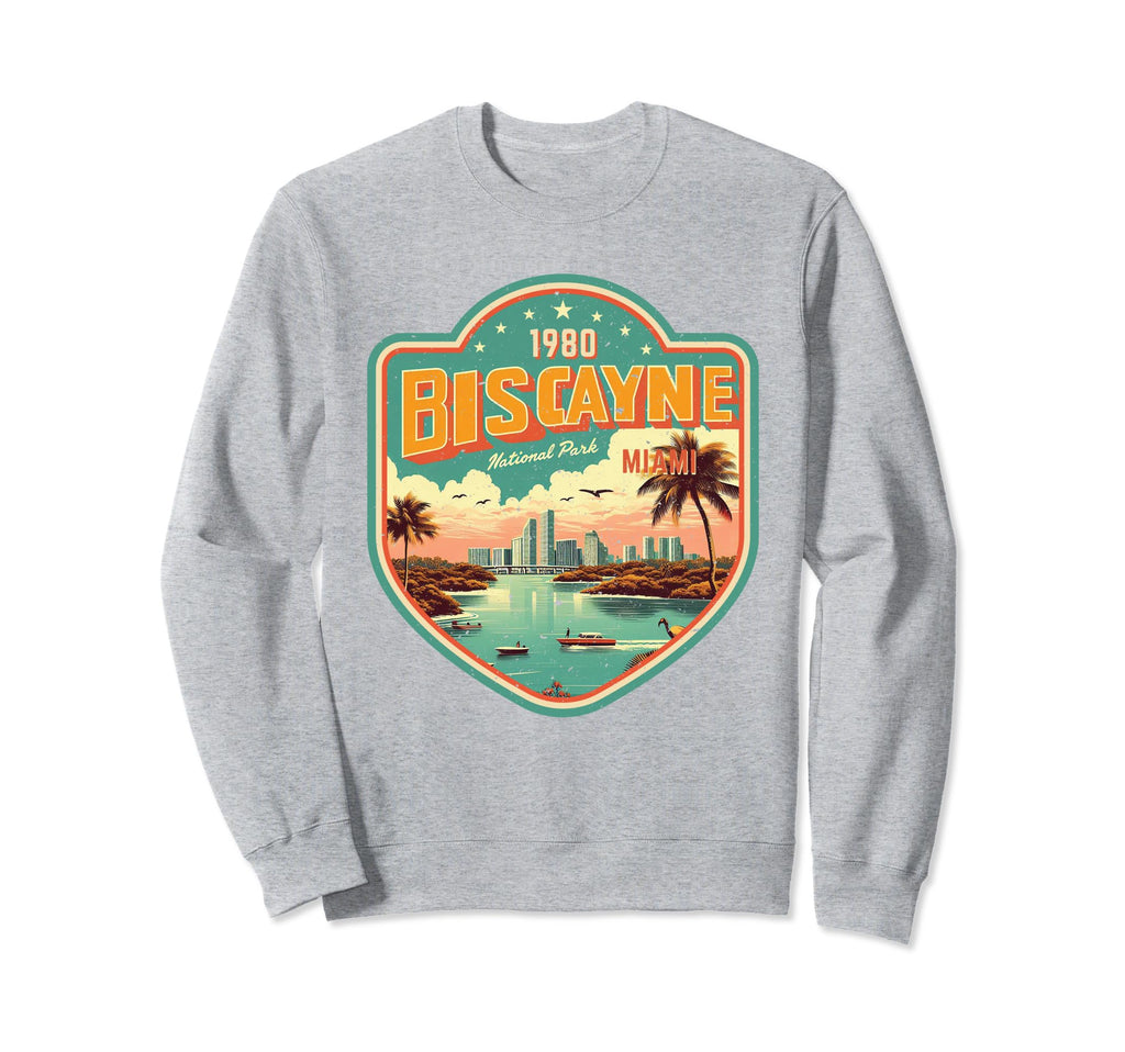 Biscayne National Park Miami Badge Sweatshirt - Graphic Print Men Women - T-Shirt, Sweatshirt, Hoodie