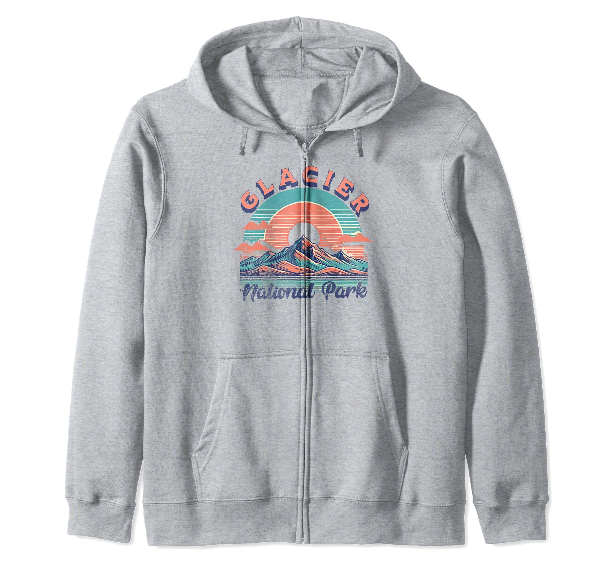 Glacier National Park Montana Usa T-Shirt - Streetwear Style for Adults - T-Shirt, Sweatshirt, Hoodie