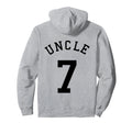 Uncle Team No 7 Volleyball Hockey Hoodie - Casual Everyday Wear Unisex - T-Shirt, Sweatshirt, Hoodie