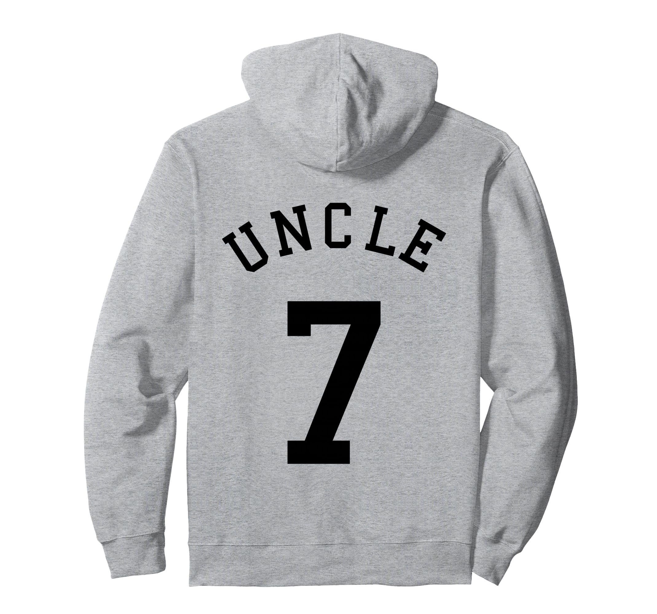 Uncle Team No 7 Volleyball Hockey Hoodie - Casual Everyday Wear Unisex - T-Shirt, Sweatshirt, Hoodie
