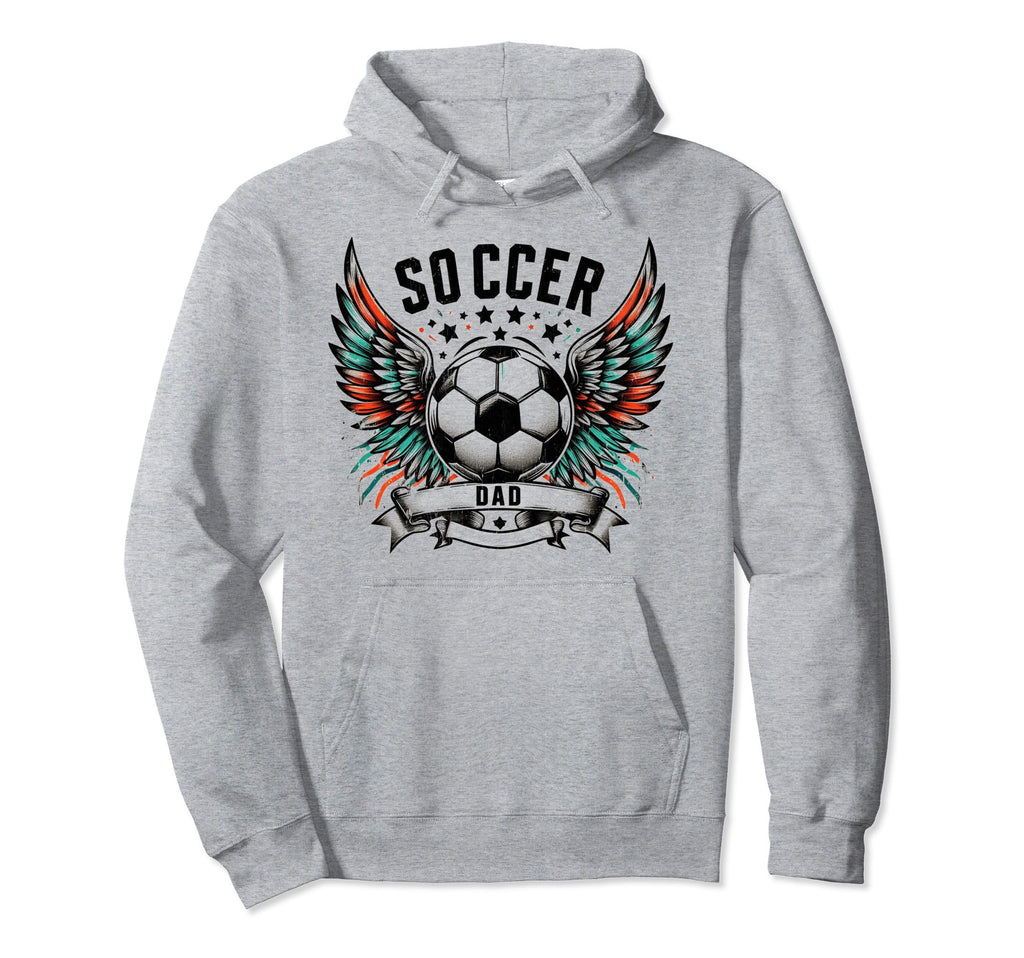 Soccer Dad Family Matching Dad Fathers Hoodie - Trendy Graphic for Adults - T-Shirt, Sweatshirt, Hoodie