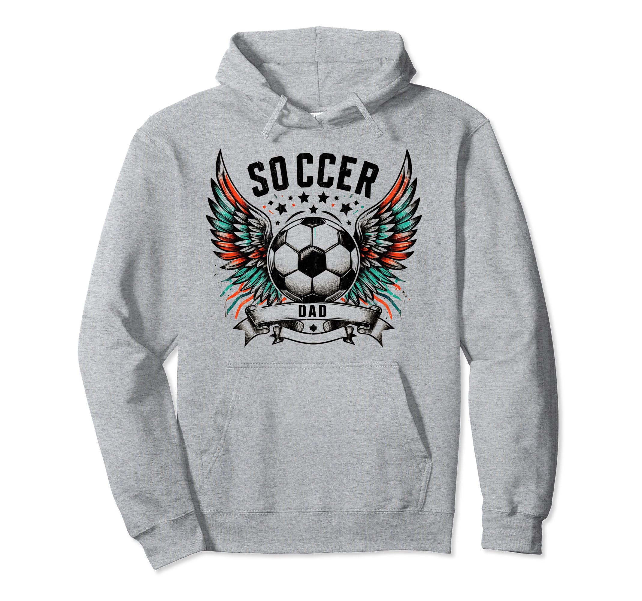 Soccer Dad Family Matching Dad Fathers Hoodie - Trendy Graphic for Adults - T-Shirt, Sweatshirt, Hoodie