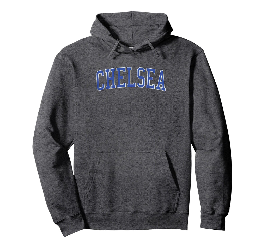 Chelsea Al Distressed Blue Varsity Hoodie - Casual Everyday Wear Unisex - T-Shirt, Sweatshirt, Hoodie