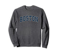 Boston Massachusetts Ma Sports Navy Sweatshirt - Unique Graphic Men Women - T-Shirt, Sweatshirt, Hoodie