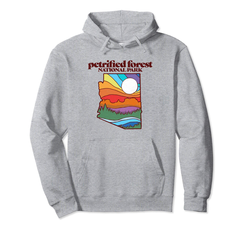 Petrified Forest National Park Hoodie - Fun Novelty Design for Adults - T-Shirt, Sweatshirt, Hoodie