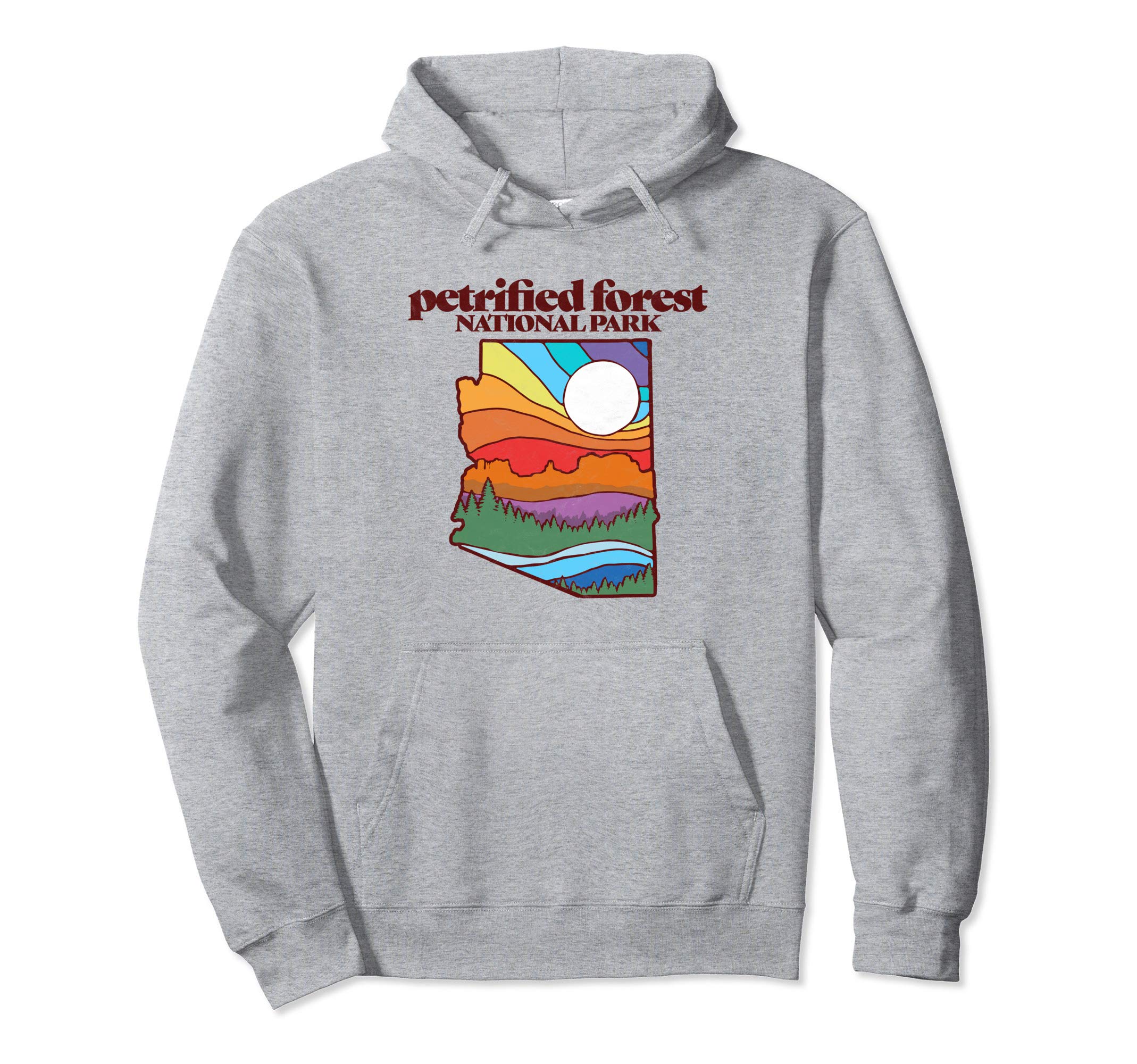 Petrified Forest National Park Hoodie - Fun Novelty Design for Adults - T-Shirt, Sweatshirt, Hoodie