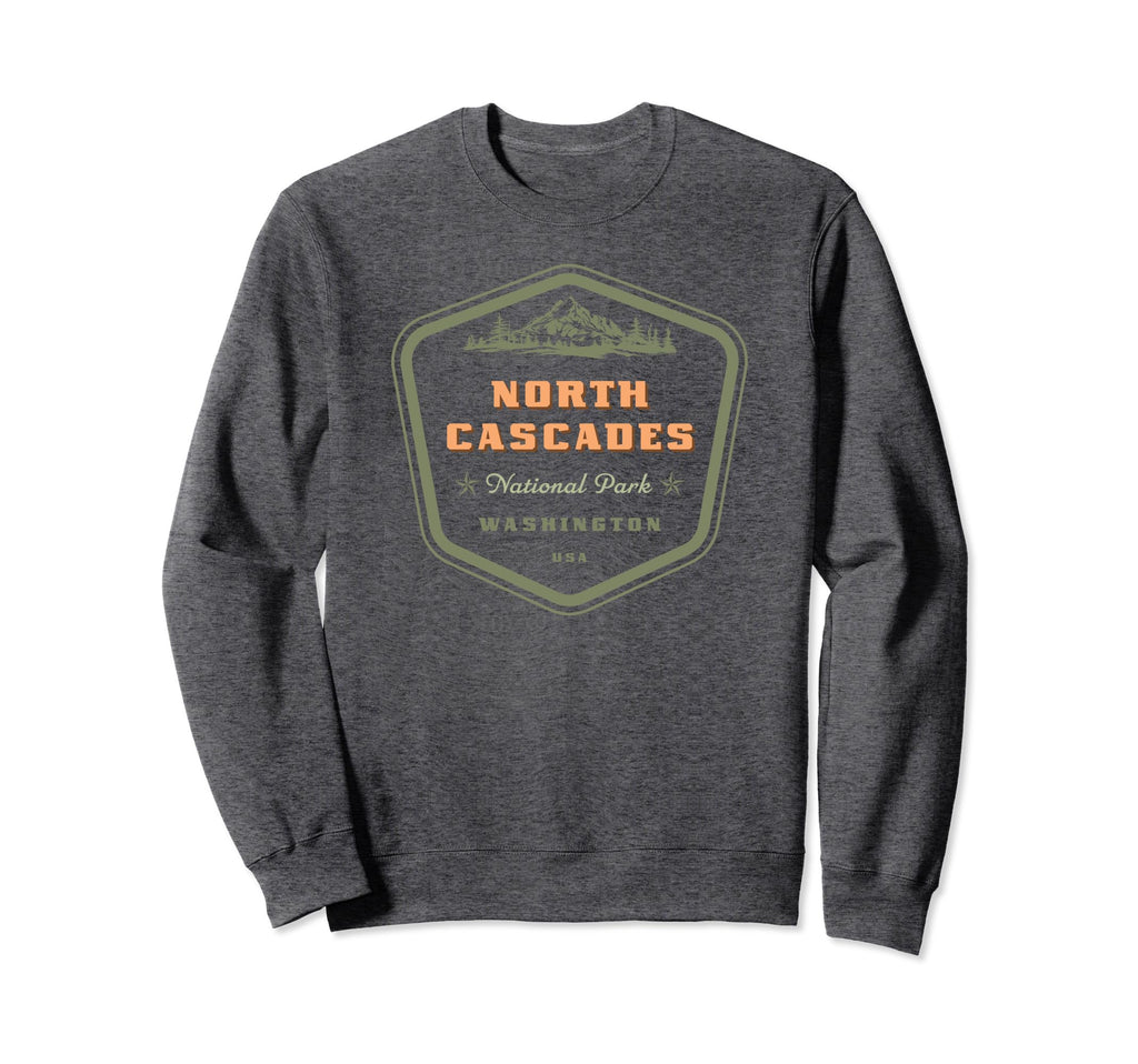 North Cascades National Park Sweatshirt - Novelty Apparel Men Women - T-Shirt, Sweatshirt, Hoodie