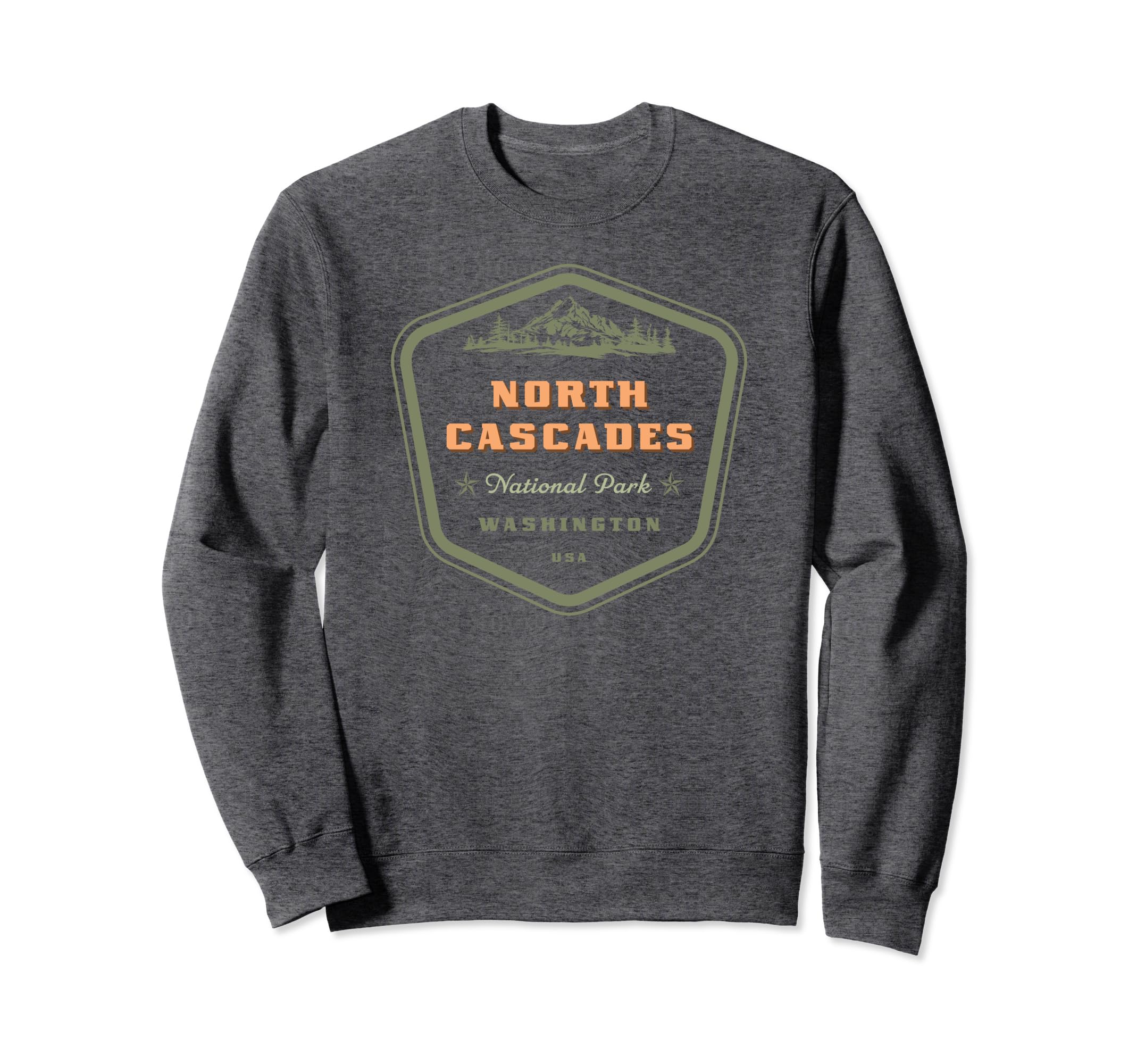 North Cascades National Park Sweatshirt - Novelty Apparel Men Women - T-Shirt, Sweatshirt, Hoodie