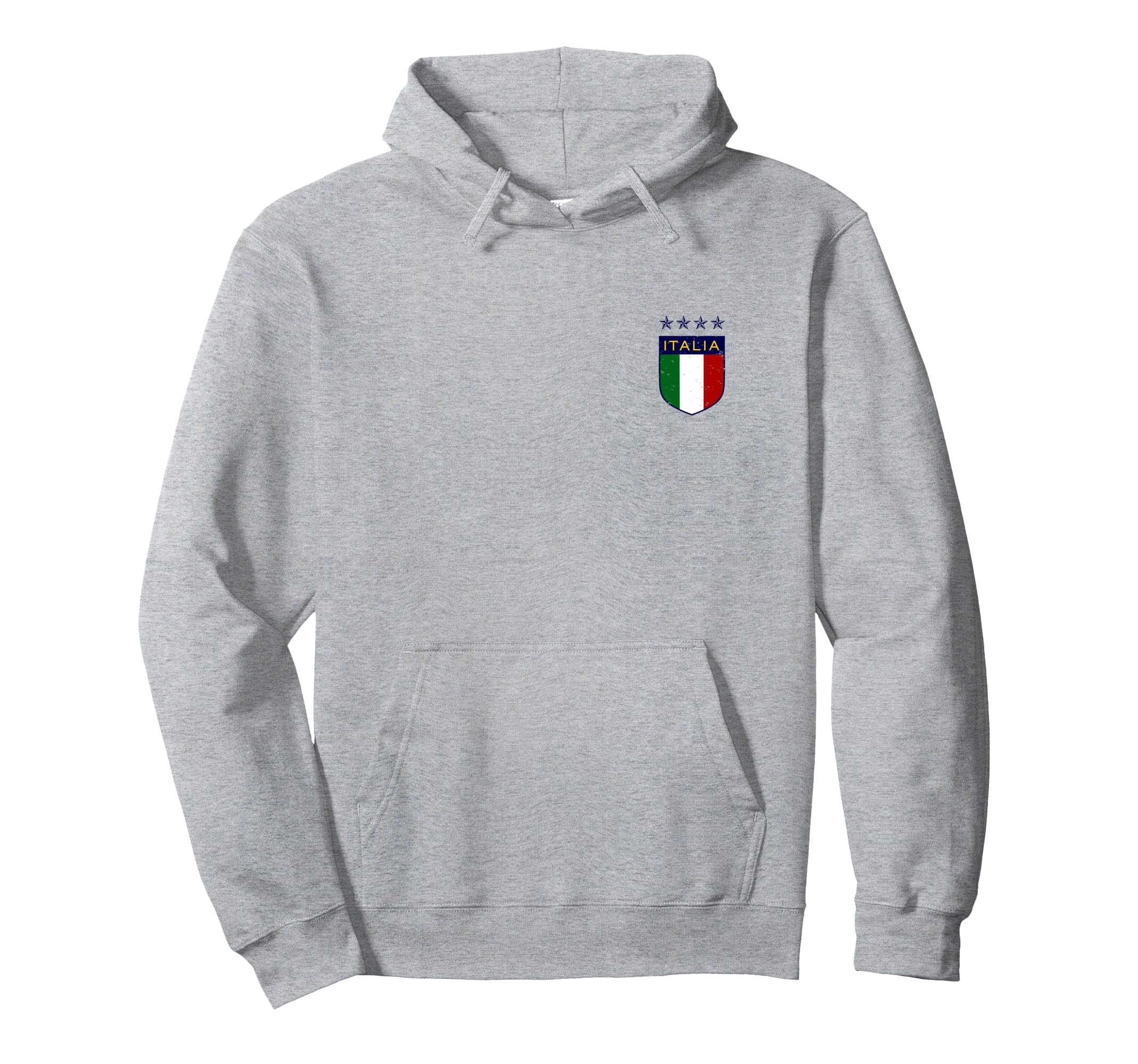 Italia Soccer Double Sided Hoodie - Unique Graphic for Adults - T-Shirt, Sweatshirt, Hoodie