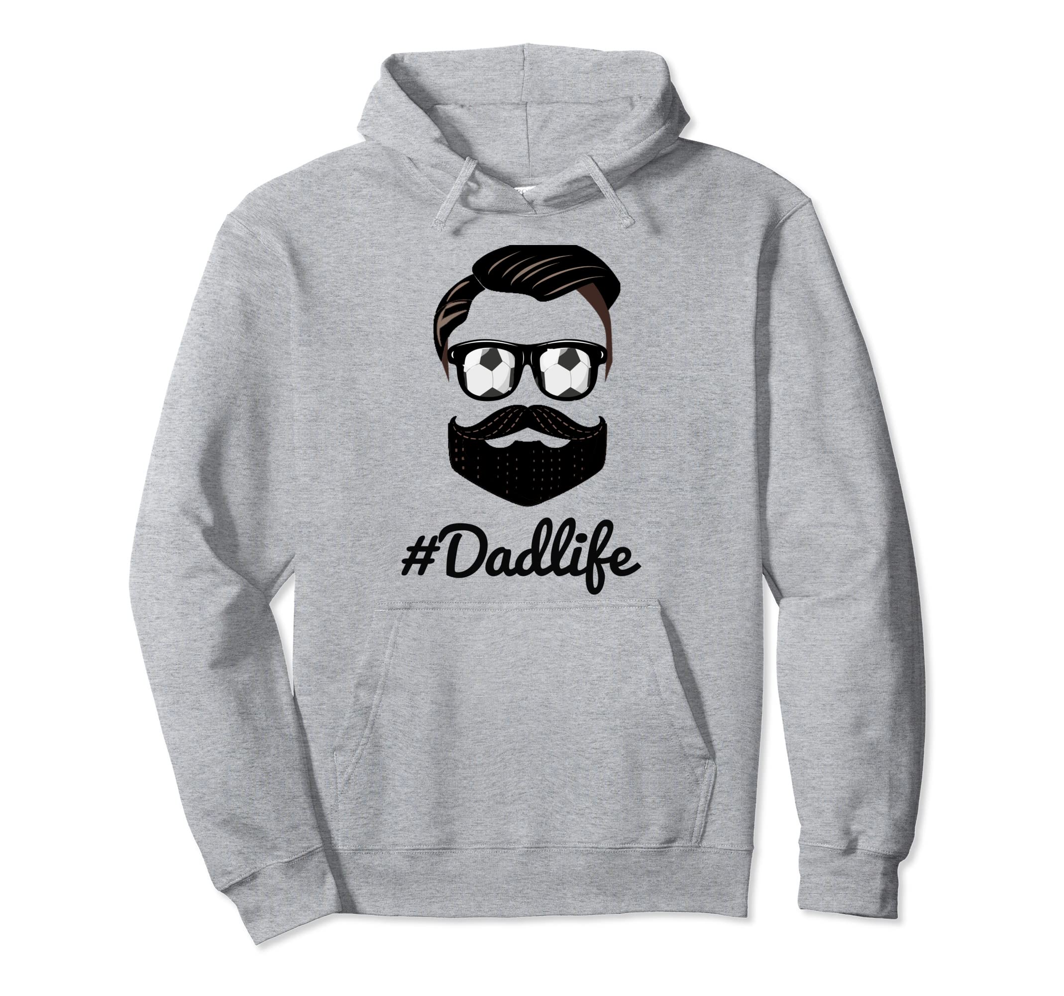 Soccer Dad Life Beard Sunglasses Hoodie - Trendy Graphic for Adults - T-Shirt, Sweatshirt, Hoodie