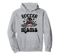 Soccer Mama Messy Bun Soccer Mothers Hoodie - Streetwear Style for Adults - T-Shirt, Sweatshirt, Hoodie