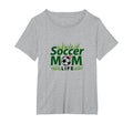 Soccer Mom Life Proud Parent Sideline T-Shirt - Novelty Apparel for Adults - T-Shirt, Sweatshirt, Hoodie