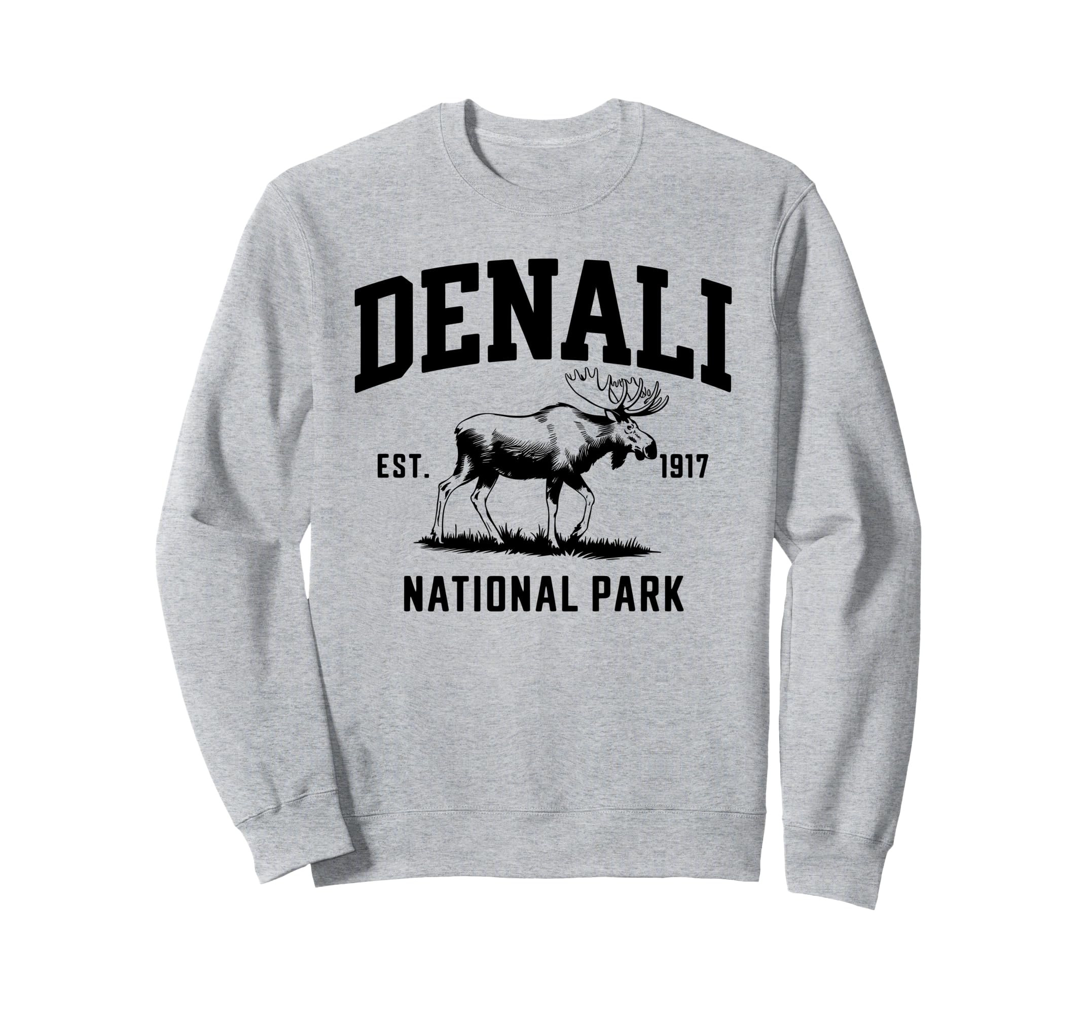 Denali Est 1917 Alaska National Sweatshirt - Casual Everyday Wear Unisex - T-Shirt, Sweatshirt, Hoodie