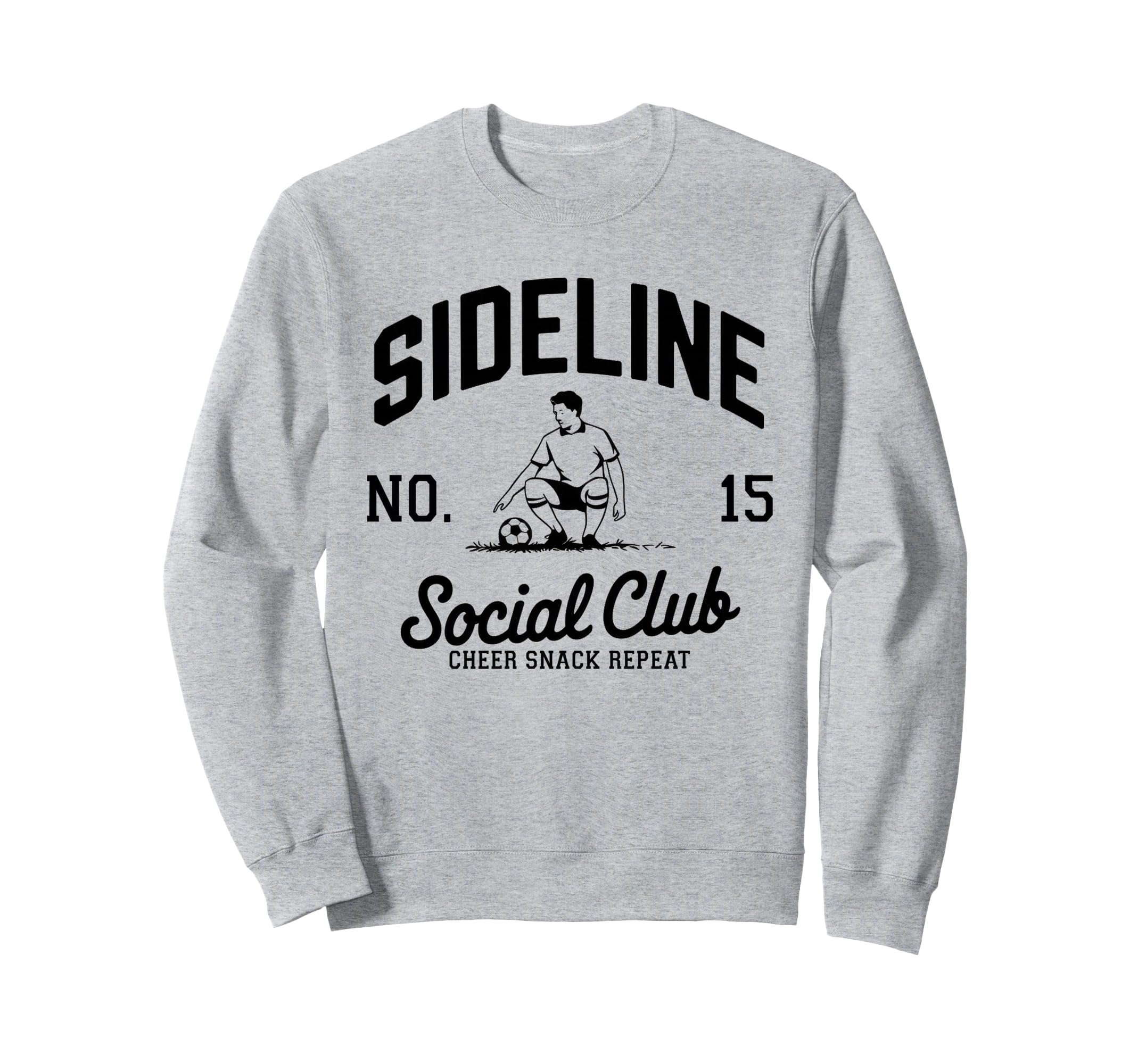 Sideline Social Club Soccer Mom Game Sweatshirt - Graphic Print Men Women - T-Shirt, Sweatshirt, Hoodie