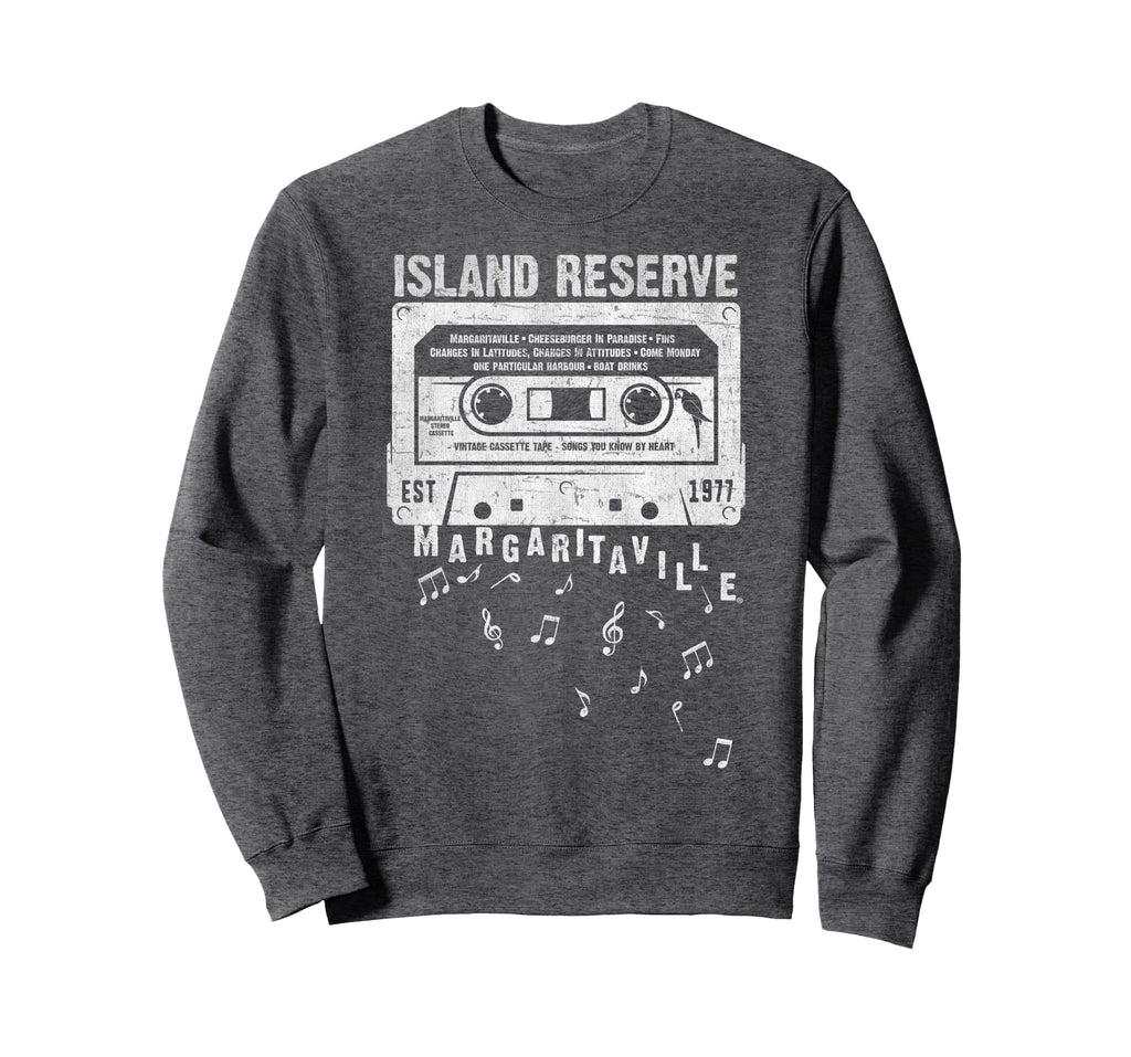Margaritaville Cassette Tape Sweatshirt - Aesthetic Graphic for Adults - T-Shirt, Sweatshirt, Hoodie