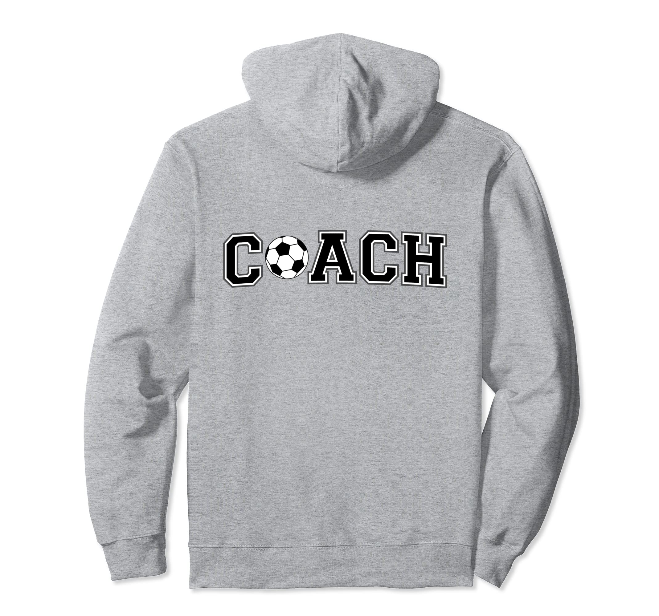 Soccer Coach Coaching Staff Back Hoodie - Minimalist Print for Adults - T-Shirt, Sweatshirt, Hoodie
