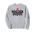 Soccer Mom Funny Illustration Black Sweatshirt - Streetwear Style Unisex - T-Shirt, Sweatshirt, Hoodie
